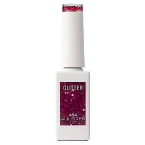 Shellac UV& Led All Fired Up Νο 454 Fuchsia Glitter 10ml