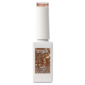 Nail Gel Polish No 467 Orange Glitter 10ml