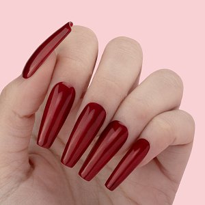 Nail Gel Polish No 468 Red Metallic 10ml