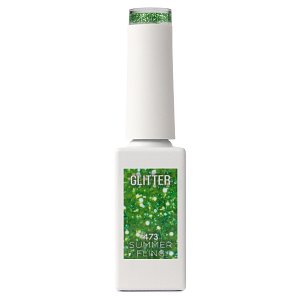 Nail Gel Polish No 473 Green Glitter 10ml