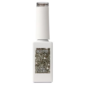 Nail Gel Polish No 475 Black Glitter 10ml