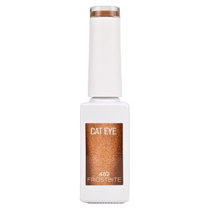 Nail Gel Polish Cat Eye Frostbite No 482 Bronze Metallic 10ml