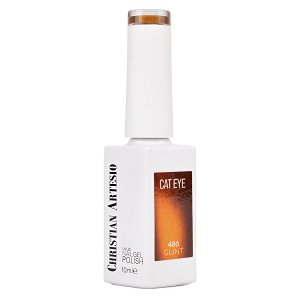 Nail Gel Polish Cat Eye Glint No 486 Bronze Metallic 10ml