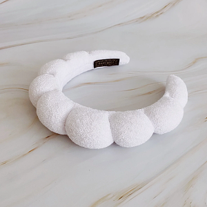 Hair Band for Makeup & Skincare White