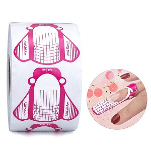 Nail Art Paper Sculpting form Butterfly Pink 500pcs