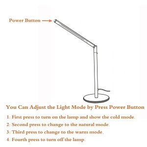 Table Led Lamp White