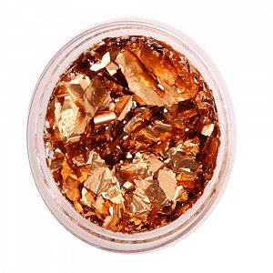 Nail Art Bronze leaves