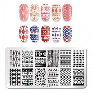 Nail Stamping Art Board 12cm x 6cm