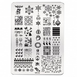 Nail Stamping Art Board 14cm x 9.5cm
