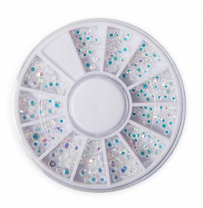 Nail Art Rhinestone Iridescent Transparent