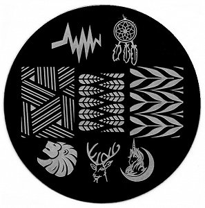 Nail Stamping Art Board 5.5cm
