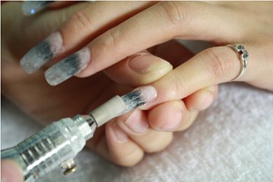 Nail Drill White Bit