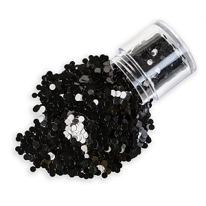 Pailletten klein in Schwarz, 10g