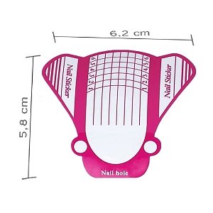Nail Art Paper Sculpting form Butterfly Pink 500pcs