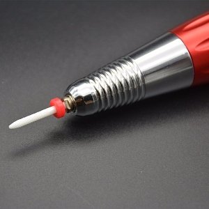 Nail Drill Cutter Bit Ceramic Straight Tip (F) 3/32"