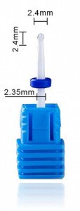 Nail Drill Cutter Bit Ceramic Ball (M) 3/32"