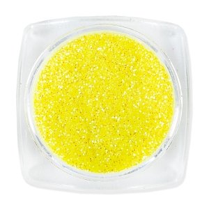 Nail Art Neon Yellow Glitter Powder 2.5g