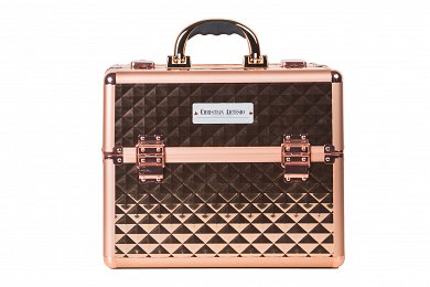 Professional Aluminum Beautycase Pink-Gold