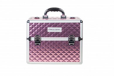 Professional Aluminum Beautycase Pink Metallic