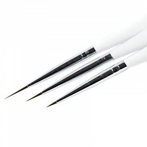 Nail Art Brushes Set 3pcs