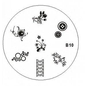 Nail Stamping Art Board 5.5cm