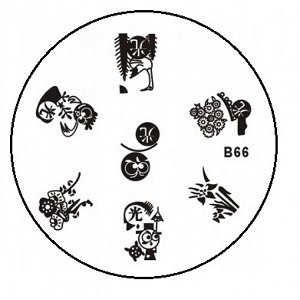 Nail Stamping Art Board 5.5cm