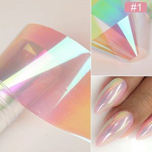 Nail Art Foil Transparent Iridescent