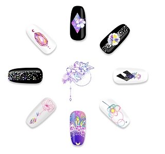 Nail Stamping Art Board 12cm x 6cm