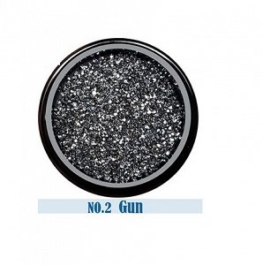 Nail Art Rhinestone Crystal Pixie Gray Iridescent 2g