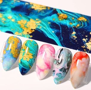 Nail Art Foil MarbleSet 10pcs