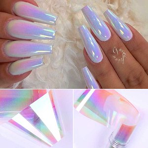Nail Art Foil Transparent Unicorn