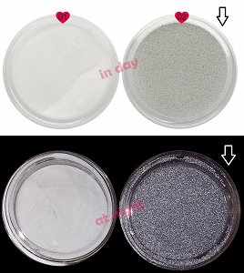 Nail Art Flash Reflecting Powder Gray 1.5g