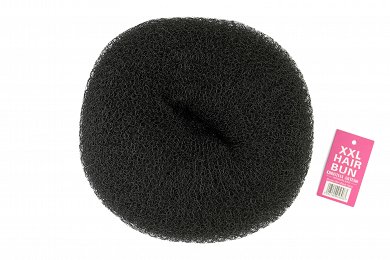 Hair Bun 16cm XXL Black