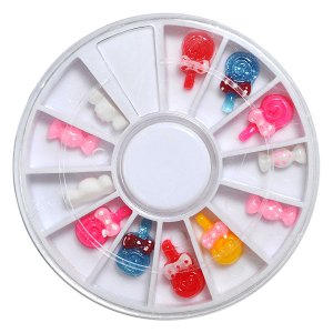 Ceramic Nail Accessories 12pcs