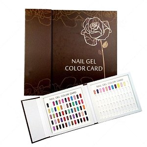 Nail Art Color Display Chart 120 places Brown
