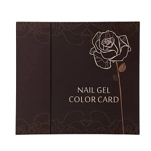 Nail Art Color Display Chart 120 places Brown
