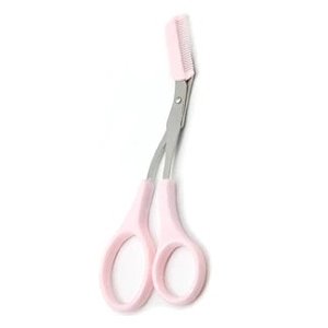 Augenbrauen-Trimmer mit Kamm, rosa