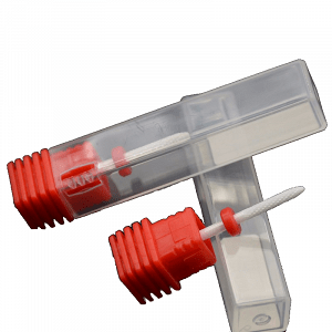 Nail Drill Cutter Bit Ceramic Straight Tip (F) 3/32"