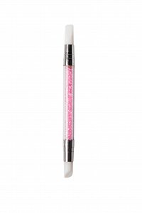Nail Art Brush Silicone Pink