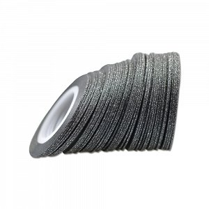 Nail Art Line Tape Black Glitter 1mm