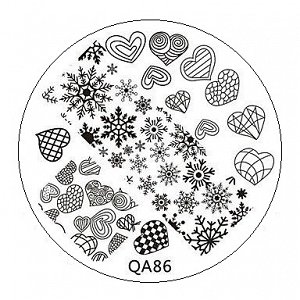 Nail Stamping Art Board 5.5cm