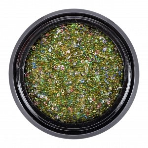 Nail Art Rhinestone Crystal Pixie Iridescent Olive 2g