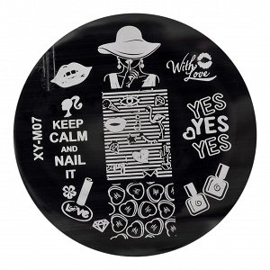 Nail Stamping Art Board 5.5cm