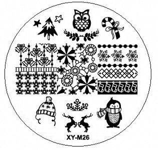 Nail Stamping Art Board 5.5cm