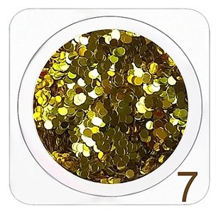 Nail Accessories Flakes Small Gold 2g