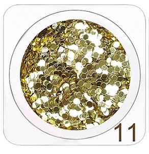Nail Accessories Flakes Small Gold 2g