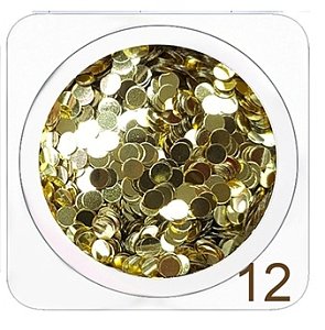 Nail Accessories Flakes Large Gold 2g