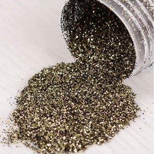 Nail Art Olive Glitter Powder 3g