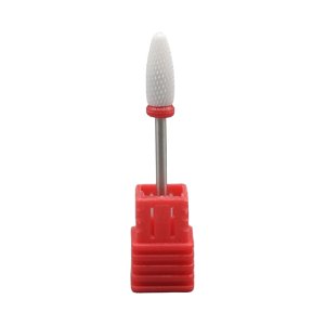 Nail Drill Cutter Bit Ceramic Conical Shape (F) 3/32"