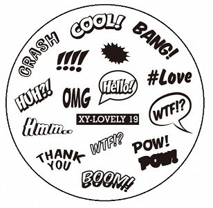 Nail Stamping Art Board 5.5cm